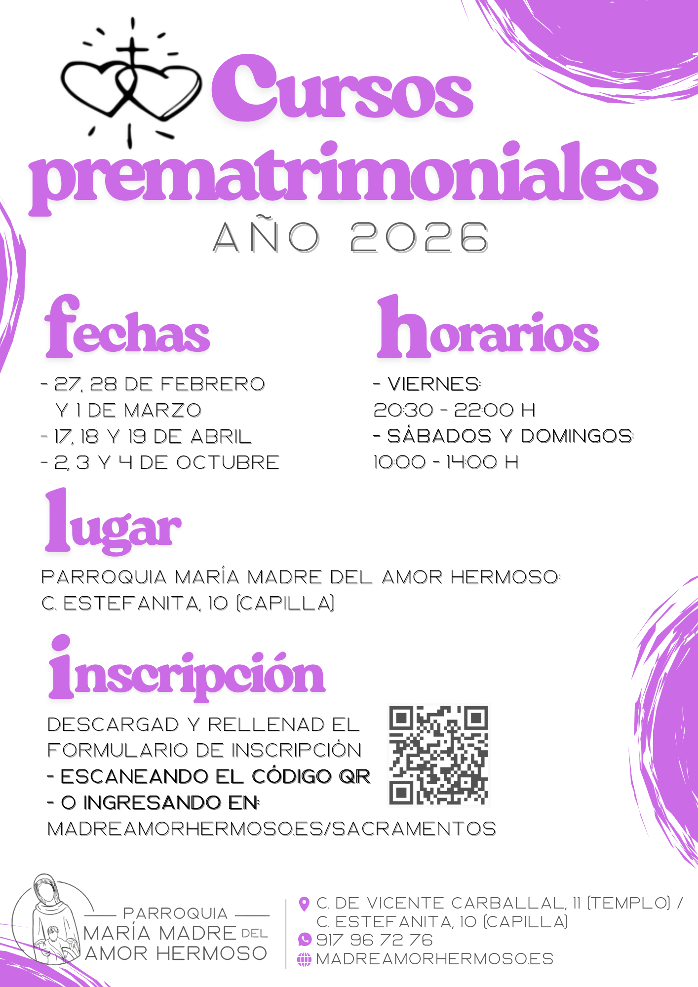 Cursos prematrimoniales 2025